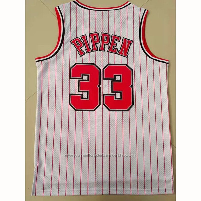 Maillot Chicago Bulls Scottie Pippen #33 Reload Hardwood Classics Blanc